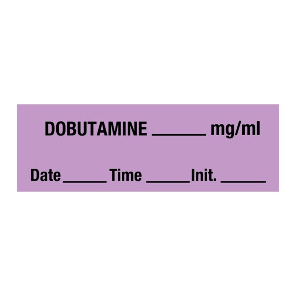 Dobutamine_mg/ml DTI 1/2 x 500 Gray w/Black